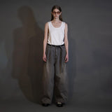 MBL-USED DENIM 12OZ DENIM SIDE TUCK WIDE PANTS USED