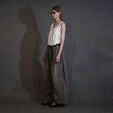 MBL-USED DENIM 12OZ DENIM SIDE TUCK WIDE PANTS USED