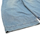 MBL-USED DENIM 12OZ DENIM SIDE TUCK WIDE PANTS USED
