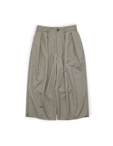 MBL-WPT1 WASHABLE WOOL TUCK WIDE ANKLE SLACKS