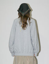 MBLWD-TP DAMAGE EMBROIDERY SWEATSHIRT