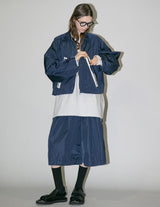WM03-BZ2610302 NYLON TAFFETA WATER PROOF SHORT BLOUSON