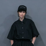 WM04-AC251045 COTTON LINEN BASEBALL LOGO CAP