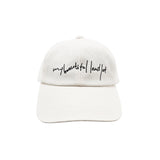 WM04-AC251045 COTTON LINEN BASEBALL LOGO CAP