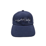 WM04-AC251045 COTTON LINEN BASEBALL LOGO CAP