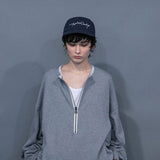 WM04-AC251045 COTTON LINEN BASEBALL LOGO CAP