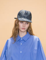 WM06-AC232064 PAISLEY PATTERN JACQUARD CAP