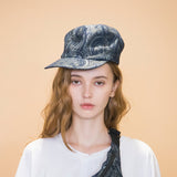 WM06-AC232064 PAISLEY PATTERN JACQUARD CAP