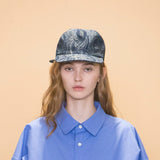 WM06-AC232064 PAISLEY PATTERN JACQUARD CAP