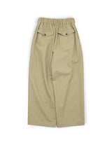 WM08-PT2610803 HIGH-TWIST TWILL TUCK WIDE PANTS