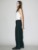WM08-PT2610803 HIGH-TWIST TWILL TUCK WIDE PANTS