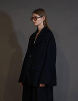 WM10-JK252101 BISHU WOOL OVERSIZE JACKET