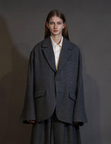 WM10-JK252101 BISHU WOOL OVERSIZE JACKET
