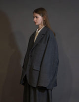 WM10-JK252101 BISHU WOOL OVERSIZE JACKET