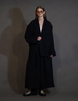 WM10-PT252103 BISHU WOOL WIDE BELT PANTS