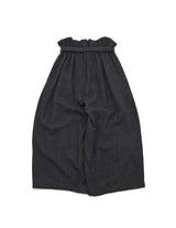 WM10-PT252103 BISHU WOOL WIDE BELT PANTS