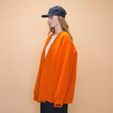 WM11-CD232114 SLIVER WOOL BIG CARDIGAN