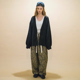 WM11-CD232114 SLIVER WOOL BIG CARDIGAN