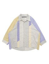 WM13-SH252131 WASHABLE COTTON RAGLAN OVERSIZE SHIRT