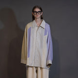 WM13-SH252131 WASHABLE COTTON RAGLAN OVERSIZE SHIRT