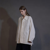 WM13-SH252131 WASHABLE COTTON RAGLAN OVERSIZE SHIRT