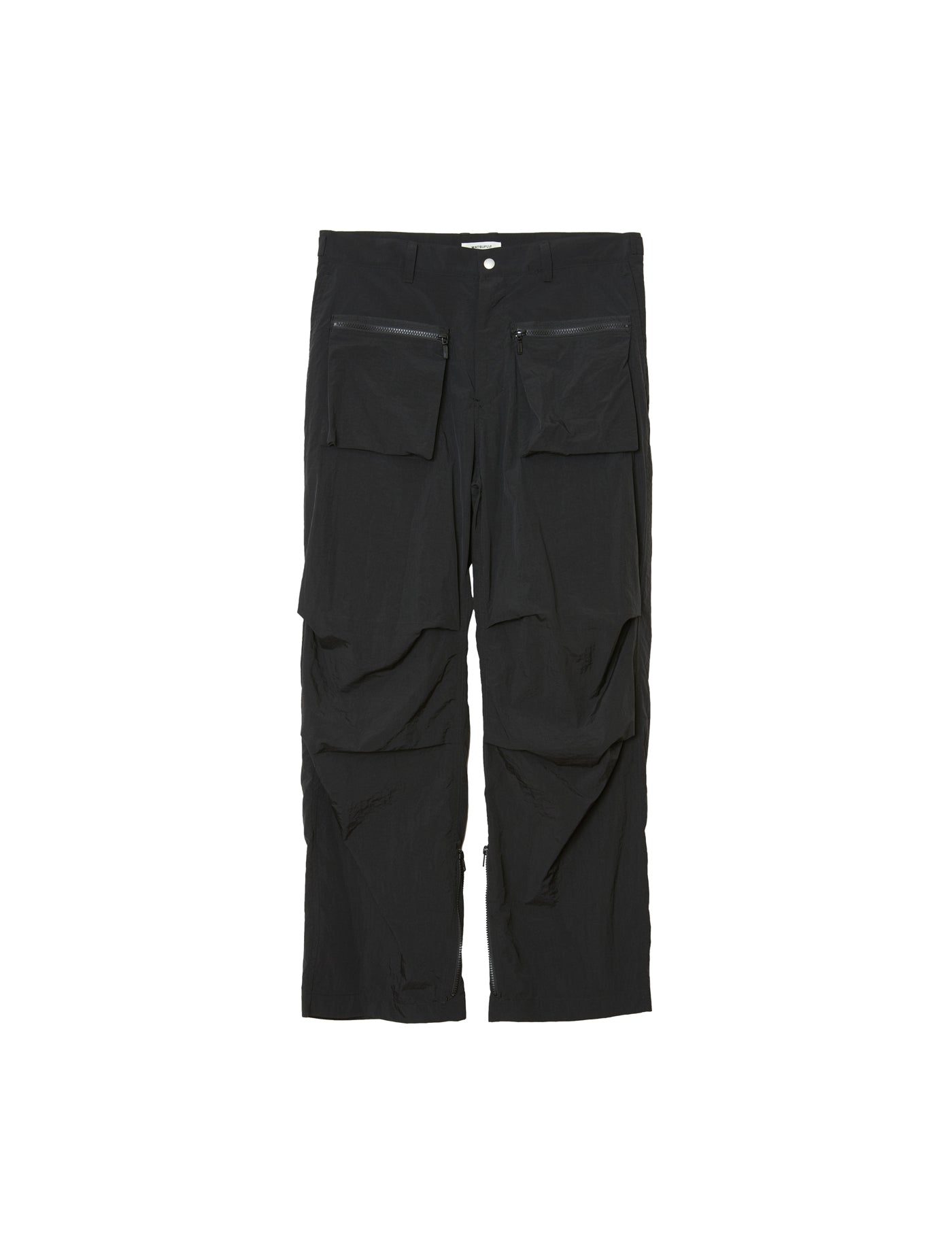 MATSUFUJI M241-0403 CARGO POCKET NYLON WIDE TROUSERS