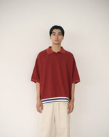 NMCU-012 INDIAN COTTON KANOKO BIG POLO SHIRT