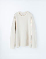 NMCU-047 WAFFLE SIDE RIB LOOSE SLEEVE TEE