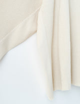 NMCU-047 WAFFLE SIDE RIB LOOSE SLEEVE TEE