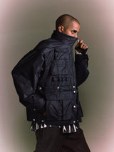 NMJK-018 WAX P/N TWILL MULTI-WAY PHOTOGRAPHERS JACKET