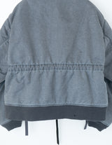 NMJK-025 WIDE POCKET FLIGHT JACKET: FADED