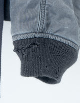 NMJK-025 WIDE POCKET FLIGHT JACKET: FADED