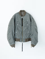 NMJK-025 WIDE POCKET FLIGHT JACKET: FADED