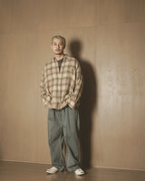 NMPT-016 VINTAGE SLUB DENIM WIDE PANTS