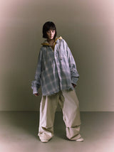 NMPT-030 GIZA COTTON GABARDINE VENTILATION LAYERED PANTS