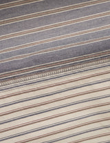 NMSH-003 ASYMMETRIC STRIPE LOOSE FIT SHIRT