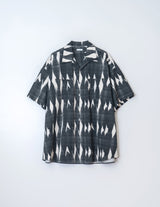 NMSH-023 ABSTRUCT ARGYLE OPEN COLLAR S/S SHIRT