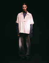 NMSH-031 DOBBY SATIN PULLOVER SHIRT