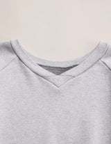 NN-0401J18 C.ISAAC DOUBLE-FACED COTTON MÉLANGE SWEATSHIRT