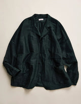 NN-0701B18 D.MAUREEN LINEN SILK COUNTRY COVERALL