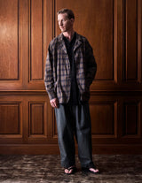 NN-0801T18 ALBARN AGED-EFFECT RESIZED CHINO TROUSERS
