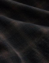 NN-1303Y18 C.HUFFAM S140'S OMBRE CHECK LODGE SHIRT