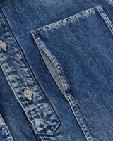 NN-2201B16 I.COXON DISTRESSED DENIM JACKET