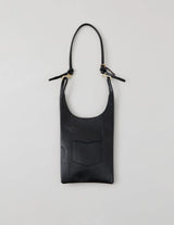 NN-4602A16 U.LOWE BROWN CORE LAMB LEATHER SHOULDER STRAP BAG