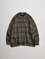 NN-0302Y17 THOM OPEN COLLAR JACKET SHIRT