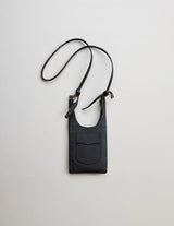 NN-3703A17 LOWE-PETIT HORSE LEATHER SHOULDER STRAP BAG SMALL