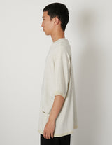 PCS12 C/W PLATING GARMENT DYED T-SHIRT