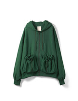 RECU-003 "KINCHAKU" ZIPUP HOODIE