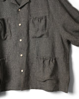 RESH-007 WRIST PATCH OPEN COLLAR SHIRT