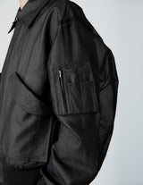 RM262-010 VEILED FLIGHT JACKET